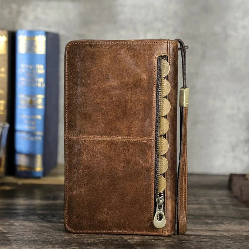 Grand Porte Carte Femme｜La Casa Du Cuir Marron
