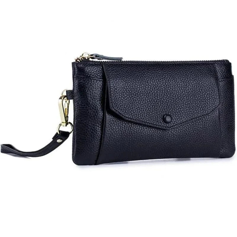 Grand Portefeuille Femme｜La Casa Du Cuir Noir / Cuir