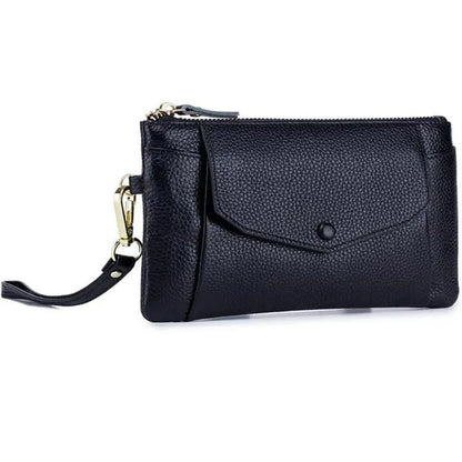 Grand Portefeuille Femme｜La Casa Du Cuir Noir / Cuir