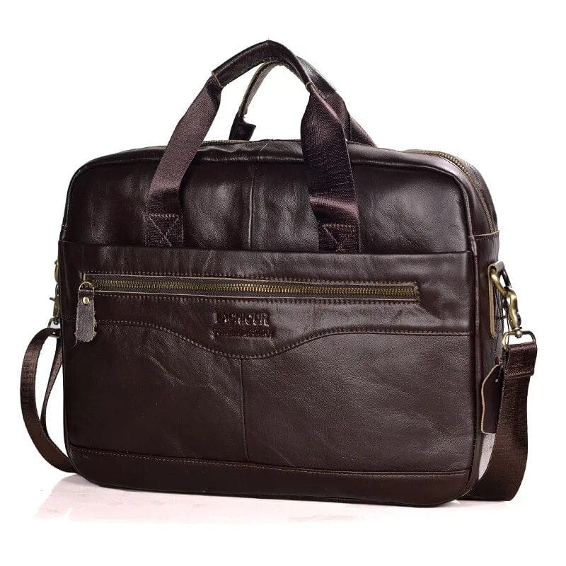 Sac Ordinateur Homme Cuir Arturo | La Casa du Cuir Café / Cuir Sac Ordinateur