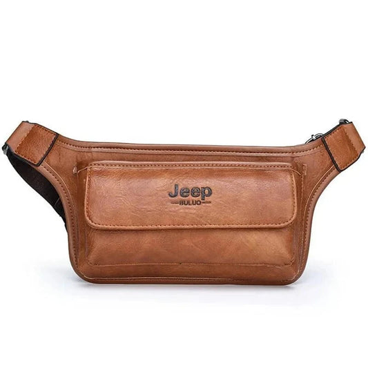 Sacoche Ceinture Homme | La Casa du Cuir Marron / Cuir Vegan Sac Banane