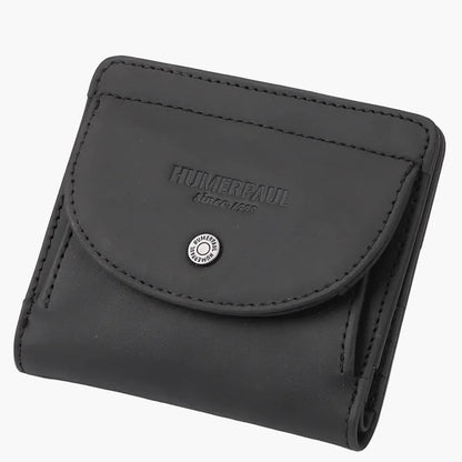 Mini Porte-Monnaie Femme Cuir Olivia | Compact & Chic Noir / Cuir
