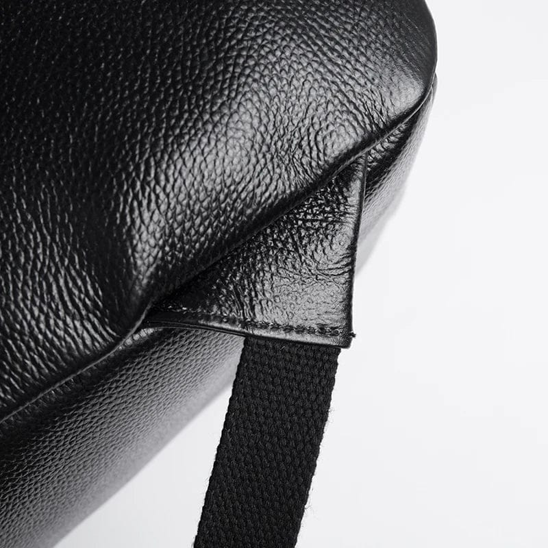 Sac à Dos Ordinateur Femme Tendance | La Casa du Cuir Noir / Cuir Véritable / 17 Pouces sac à dos