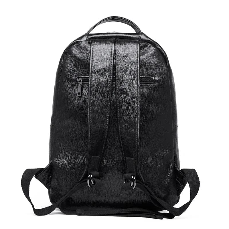 Sac à Dos Ordinateur Femme Tendance | La Casa du Cuir Noir / Cuir Véritable / 17 Pouces sac à dos