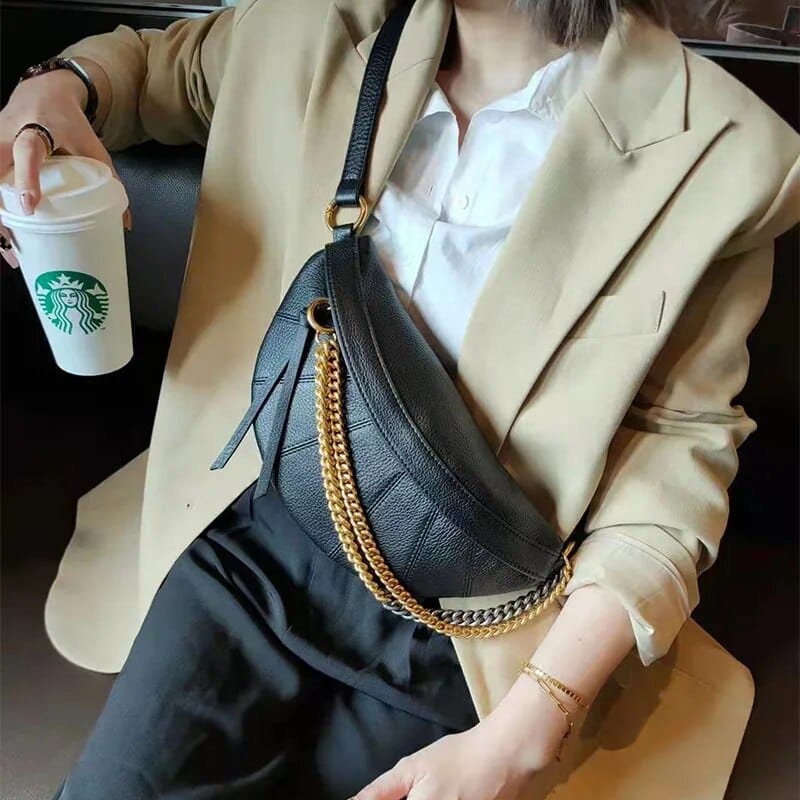 Sac Banane Cuir Femme Hera | La Casa du Cuir Noir / Cuir Sacs banane