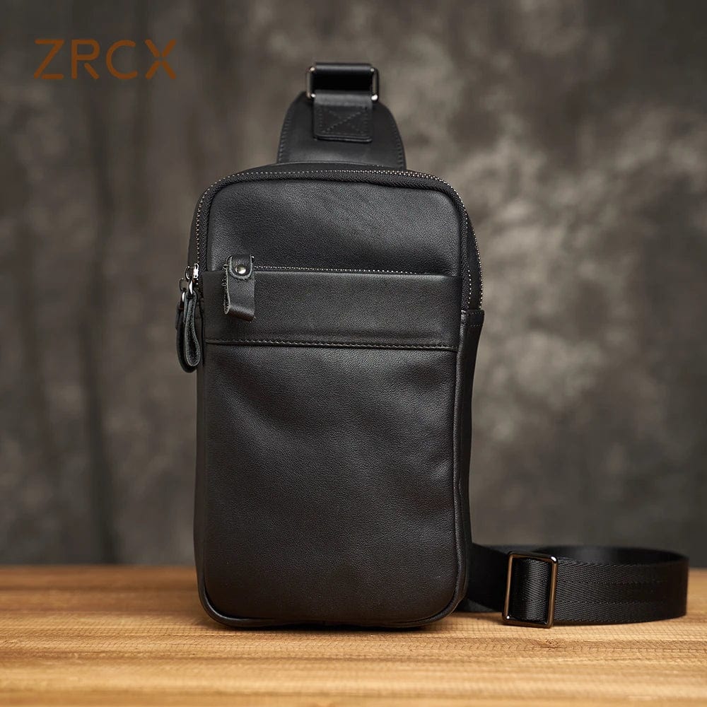 Sac Banane Homme Tendance Noir | La Casa du Cuir Noir / Cuir Sac Banane