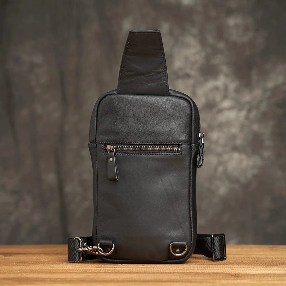 Sac Banane Homme Tendance Noir | La Casa du Cuir Noir / Cuir Sac Banane