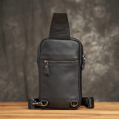 Sac Banane Homme Tendance Noir | La Casa du Cuir Noir / Cuir Sac Banane