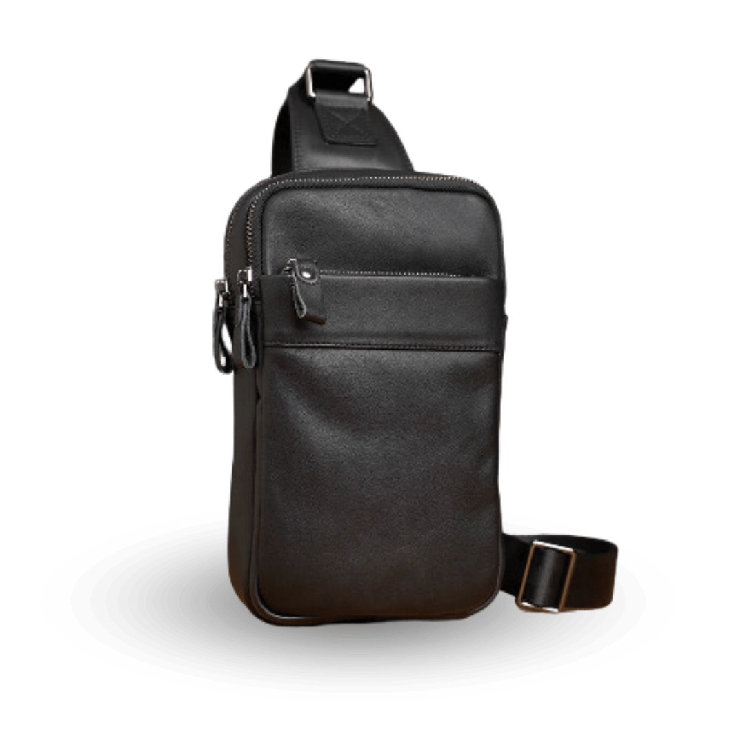 Sac Banane Homme Tendance Noir | La Casa du Cuir Noir / Cuir Sac Banane