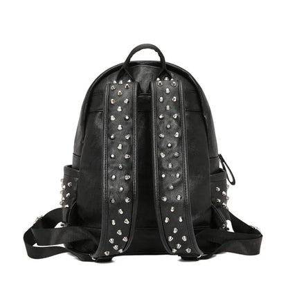 Sac à Dos Ordinateur Femme Alexandra | La Casa du Cuir Noir / Cuir Vegan sac à dos ordinateur