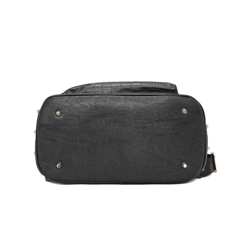 Sac à Dos Ordinateur Femme Alexandra | La Casa du Cuir Noir / Cuir Vegan sac à dos ordinateur