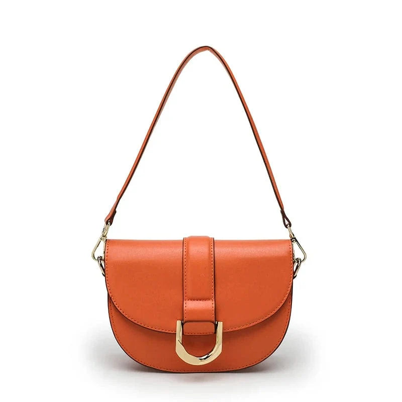 Sac Luxe Femme | La Casa du Cuir Orange / Cuir Vegan Sac Cuir Femme