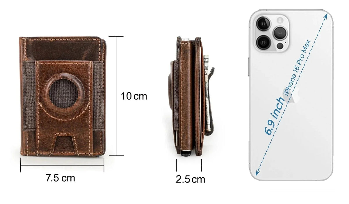 Porte Carte Bancaire cuir Homme｜La Casa Du Cuir Café