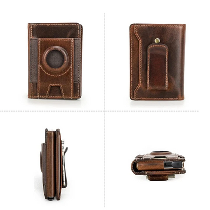 Porte Carte Bancaire cuir Homme｜La Casa Du Cuir Café