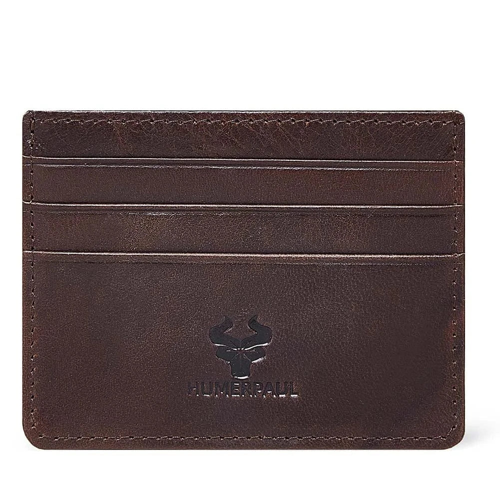 Porte Carte Cuir Homme Luxe｜La Casa Du Cuir Marron