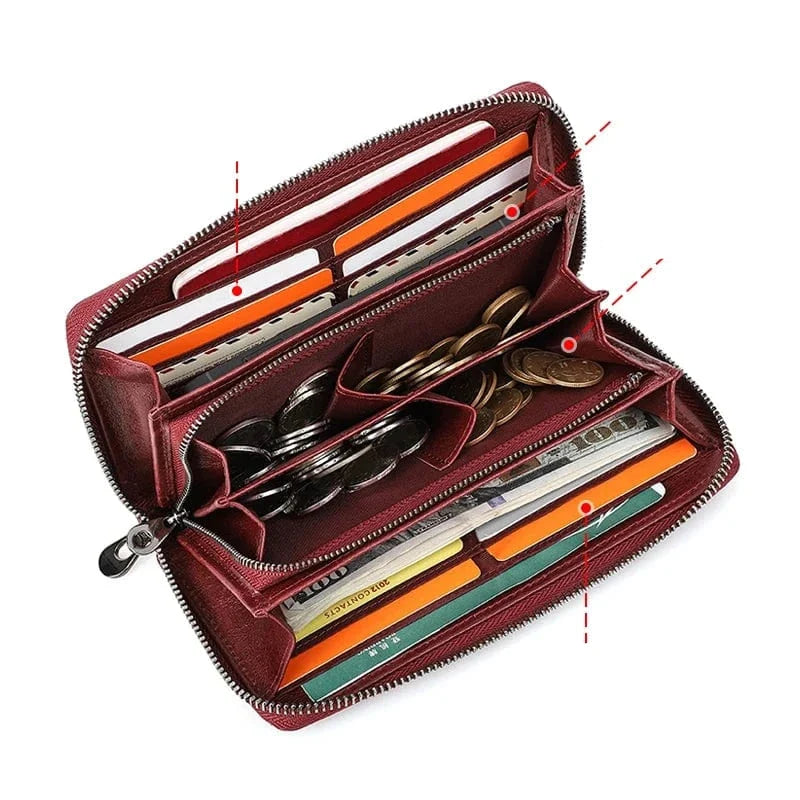 Porte Carte en Cuir pour Femme｜La Casa Du Cuir