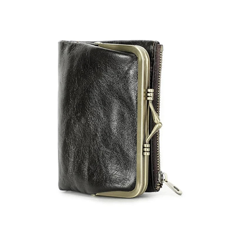 Porte Carte et Porte Monnaie Femme｜La Casa Du Cuir Café