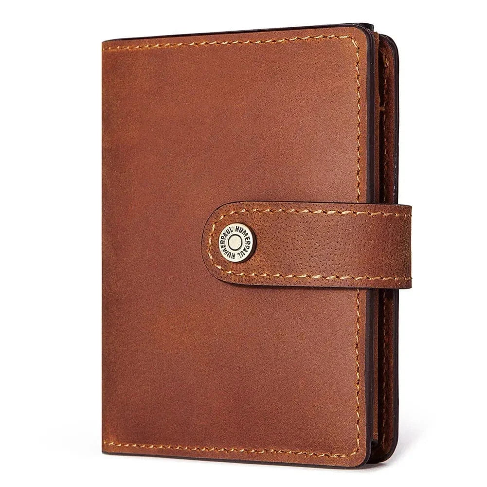 Porte Carte Porte Monnaie Homme｜La Casa Du Cuir Marron