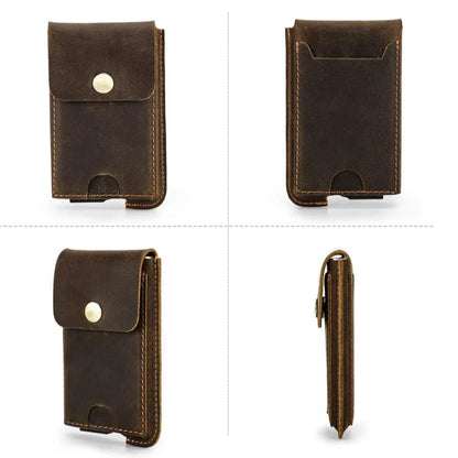 Porte Carte Rigide pour Homme｜La Casa Du Cuir Café
