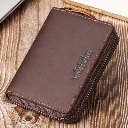 Porte Carte Zippé Homme｜La Casa Du Cuir Café
