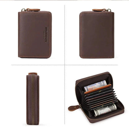 Porte Carte Zippé Homme｜La Casa Du Cuir Café