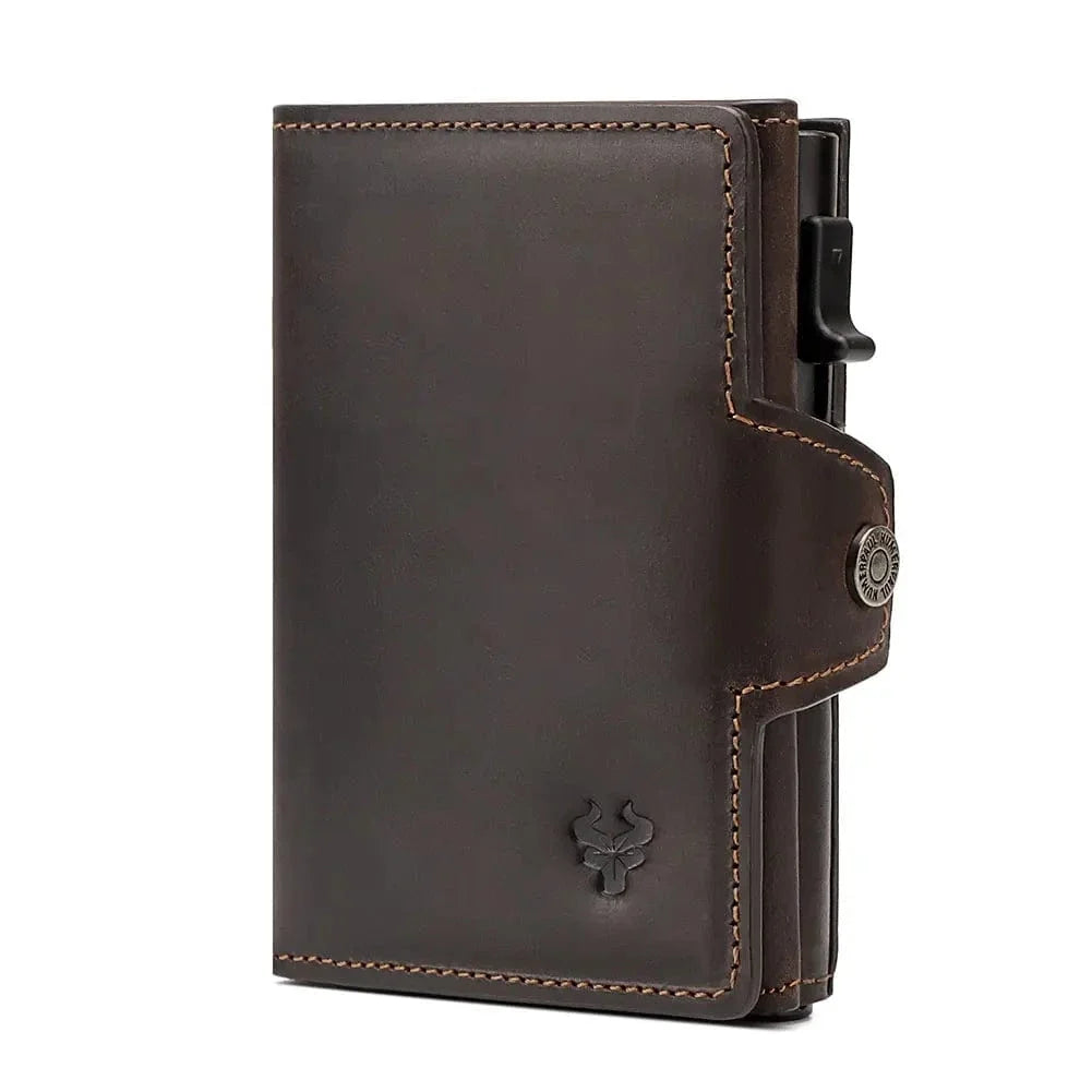 Porte-Cartes Homme｜La Casa Du Cuir Café