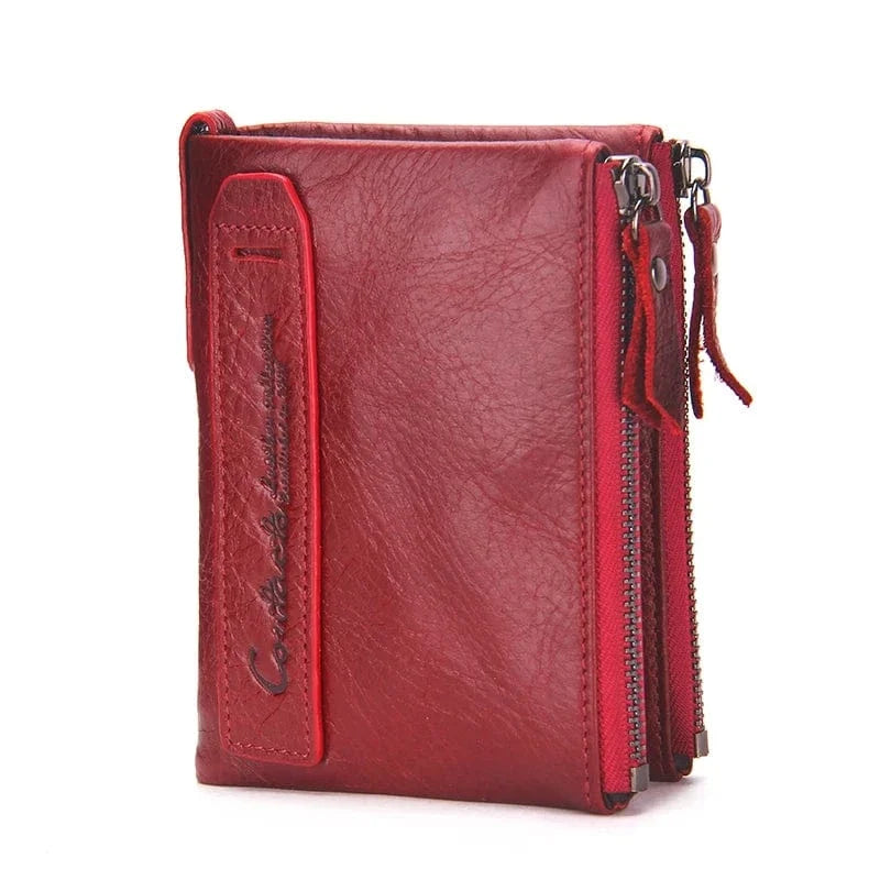 Porte Monnaie Porte Carte Cuir Femme｜La Casa Du Cuir Rouge