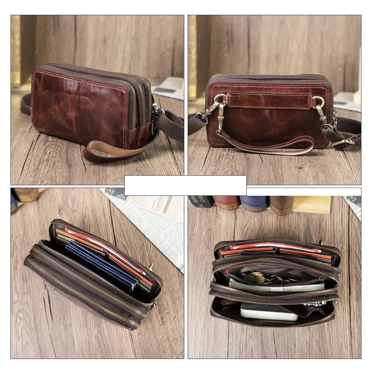 Portefeuille 3 Volets Homme Cuir｜La Casa Du Cuir