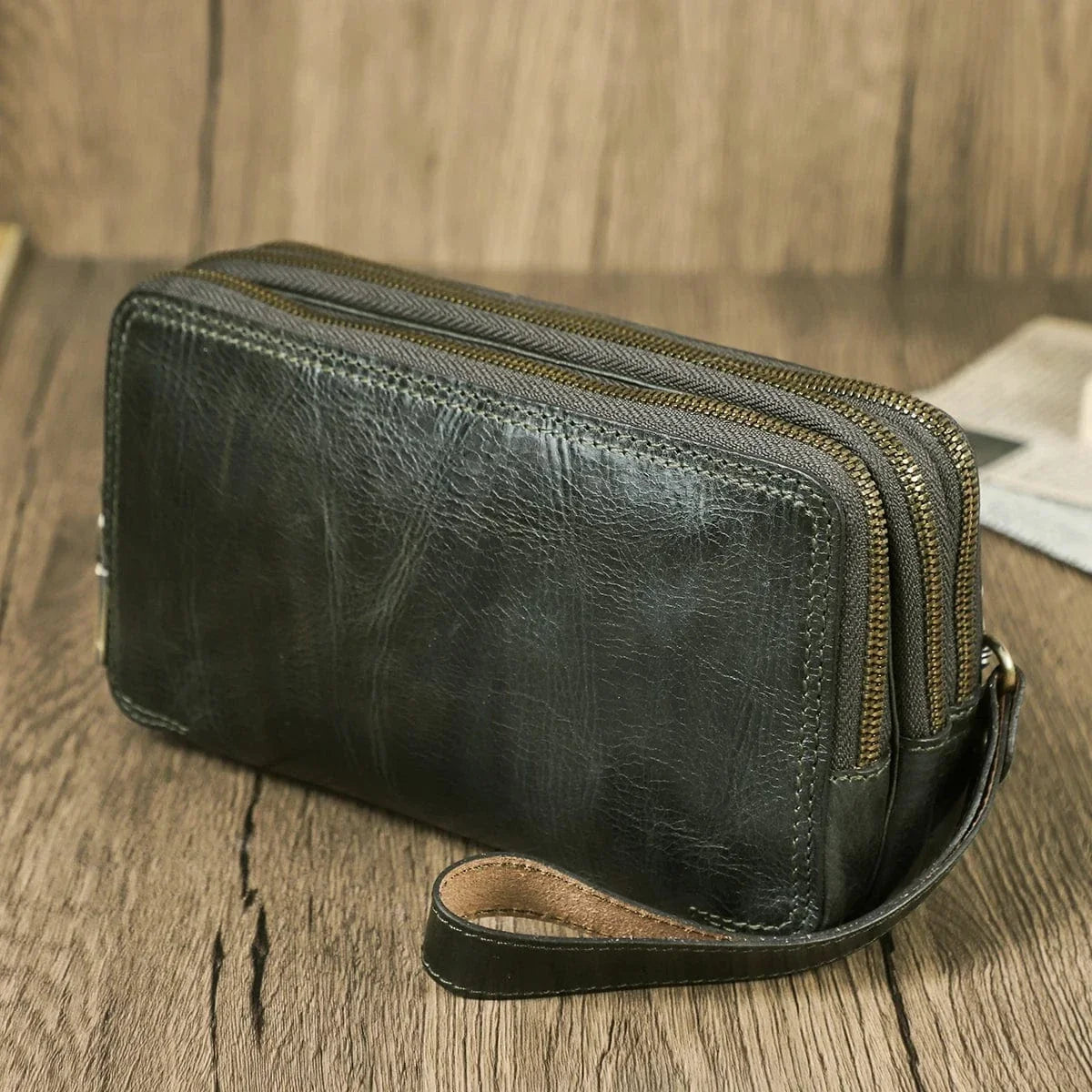 Portefeuille 3 Volets Homme Cuir｜La Casa Du Cuir Vert / Cuir