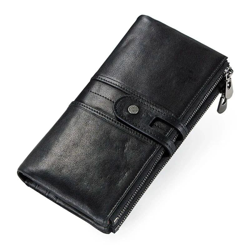 Portefeuille Cuir Femme｜La Casa Du Cuir Noir / Cuir