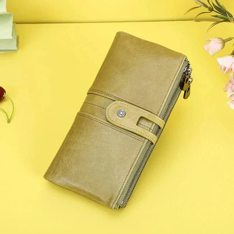 Portefeuille Cuir Femme｜La Casa Du Cuir Jaune / Cuir