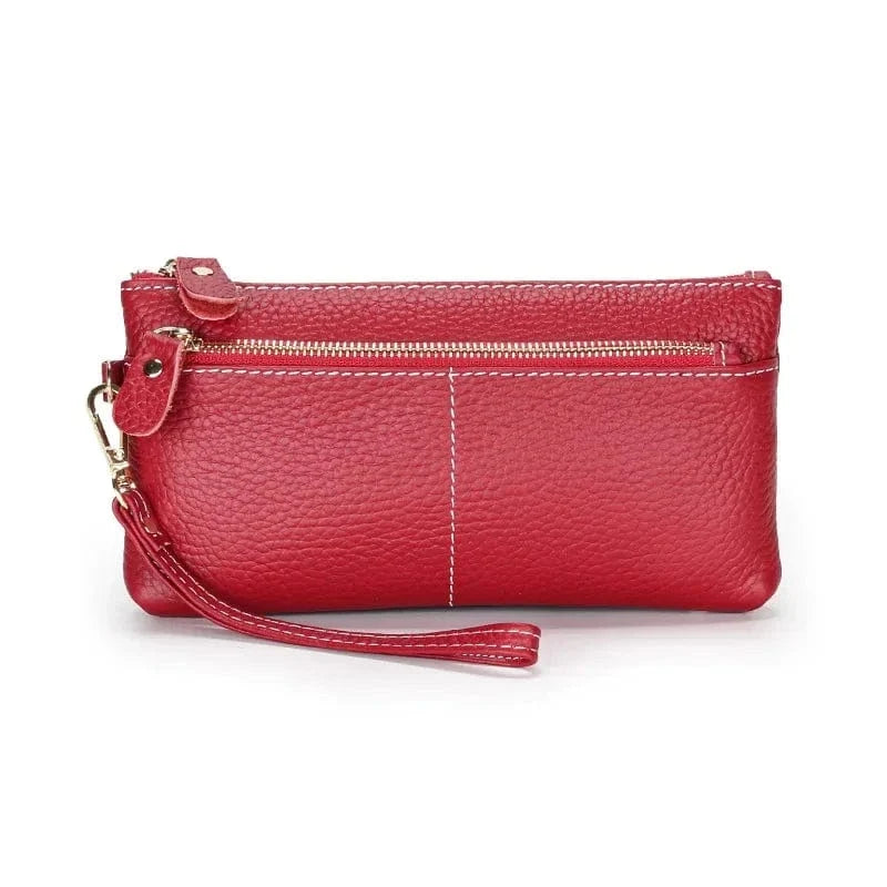 Portefeuille Cuir Souple Femme｜La Casa Du Cuir Rouge / Cuir