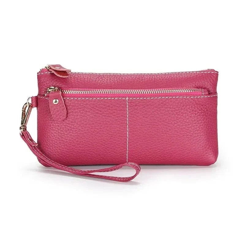 Portefeuille Cuir Souple Femme｜La Casa Du Cuir Fucsia / Cuir