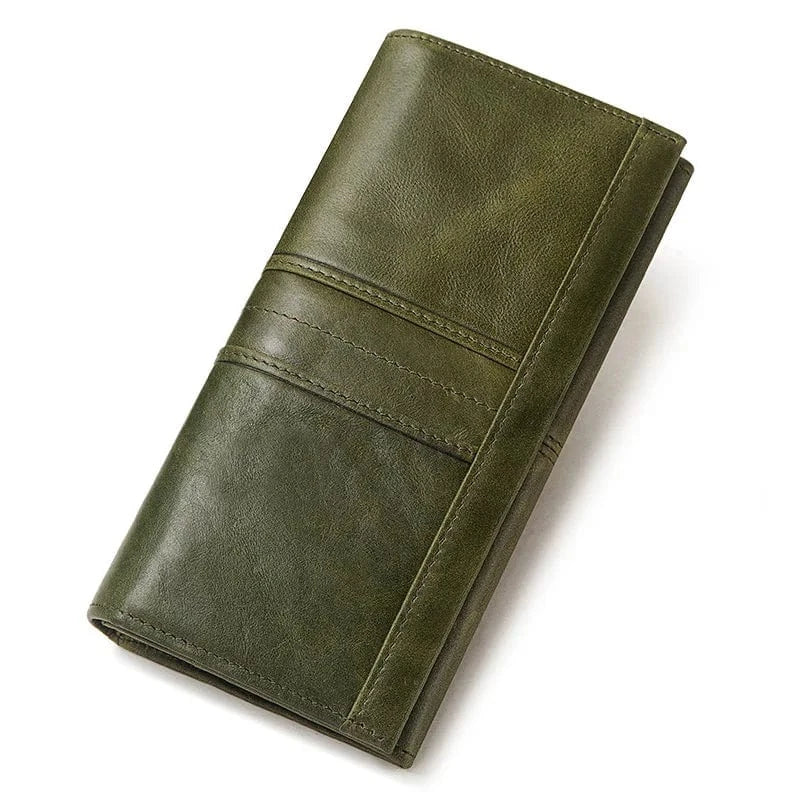 Portefeuille en Cuir Femme｜La Casa Du Cuir Vert / Cuir
