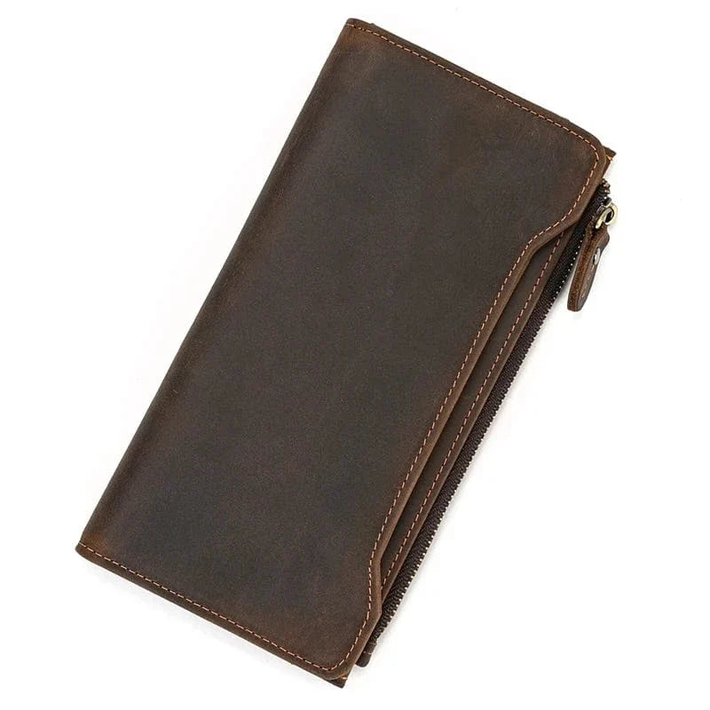 Portefeuille en Cuir Homme｜La Casa Du Cuir Café / Cuir