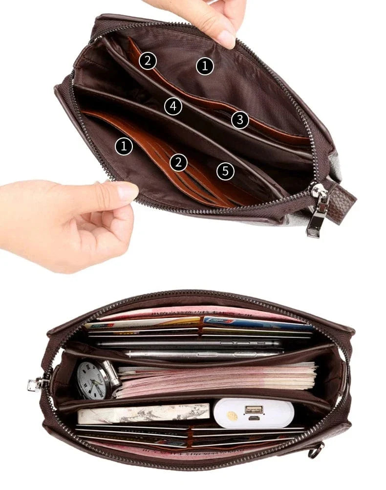 Portefeuille en Cuir Noir pour Homme｜La Casa Du Cuir