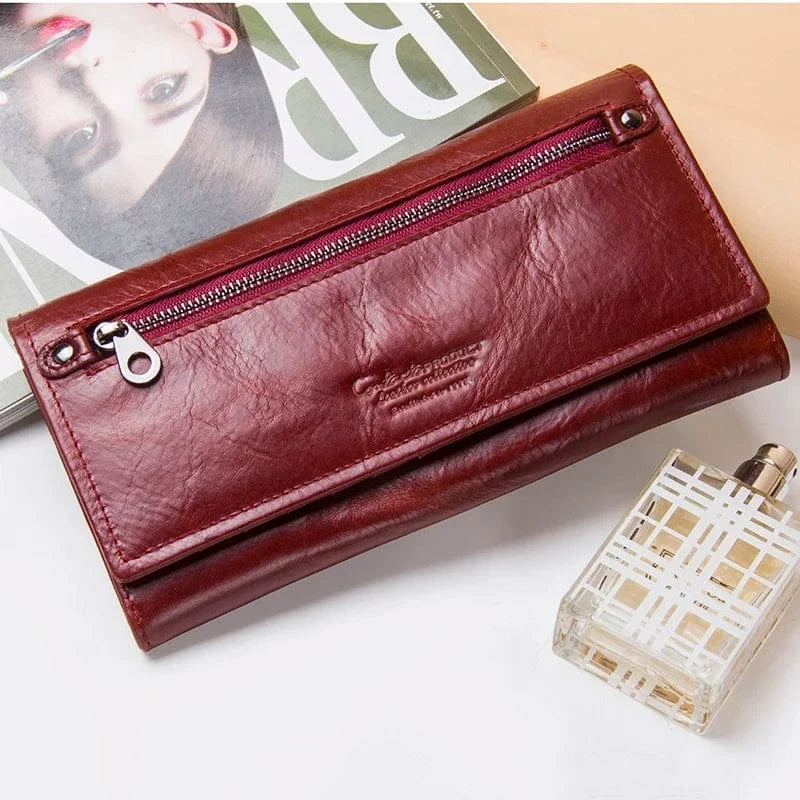 Portefeuille Femme en cuir｜La Casa Du Cuir
