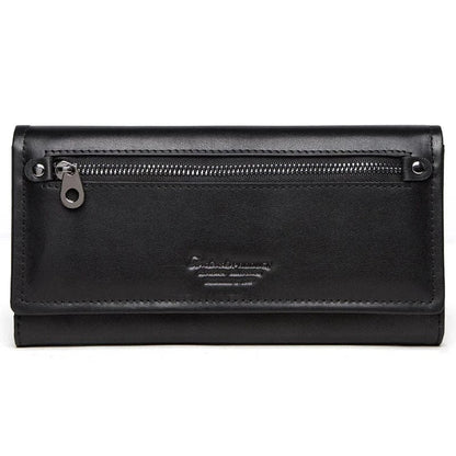 Portefeuille Femme en cuir｜La Casa Du Cuir Noir / Cuir