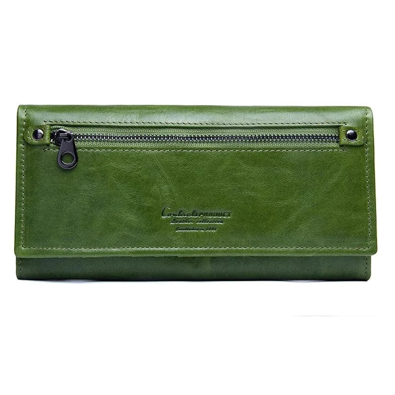 Portefeuille Femme en cuir｜La Casa Du Cuir Vert / Cuir