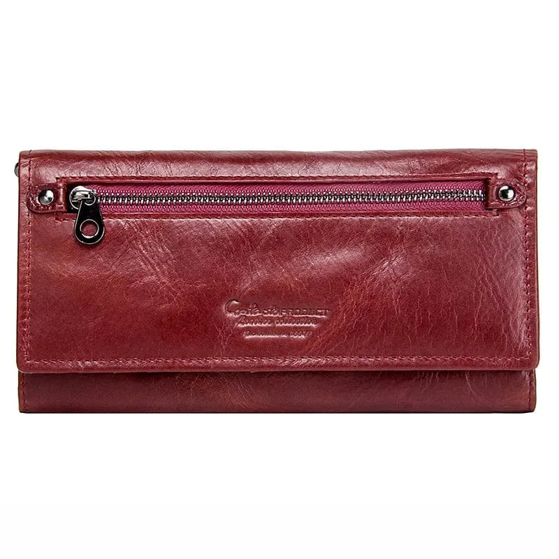 Portefeuille Femme en cuir｜La Casa Du Cuir Rouge / Cuir