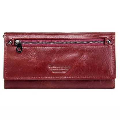 Portefeuille Femme en cuir｜La Casa Du Cuir Rouge / Cuir