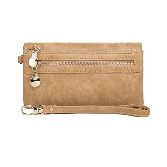 Portefeuille Femme pas Cher｜La Casa Du Cuir Beige / Cuir (PU)