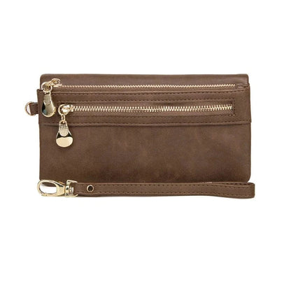 Portefeuille Femme pas Cher｜La Casa Du Cuir Café / Cuir (PU)