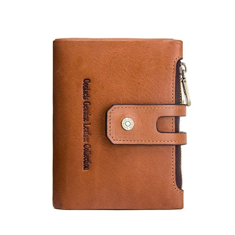 Portefeuille Femme Petit｜La Casa Du Cuir Marron / Cuir