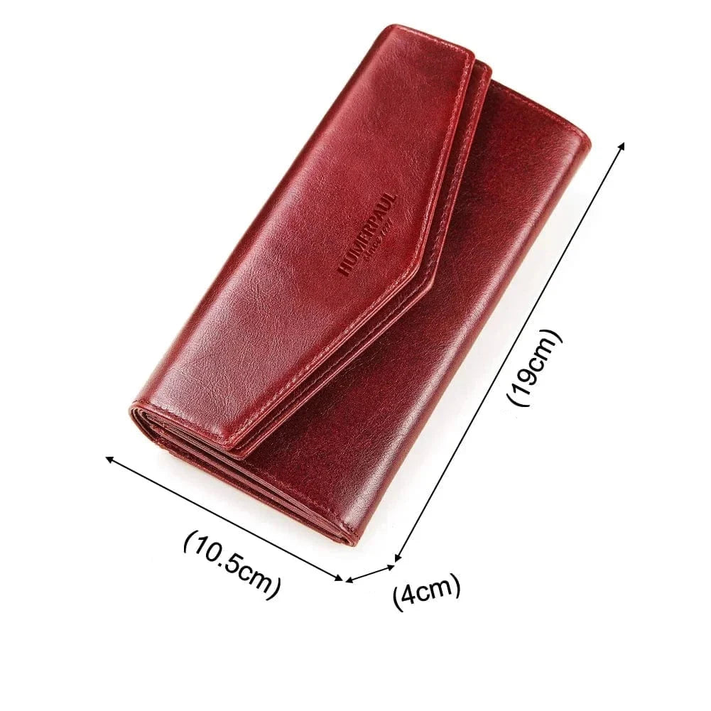 Portefeuille Femme Rouge｜La Casa Du Cuir