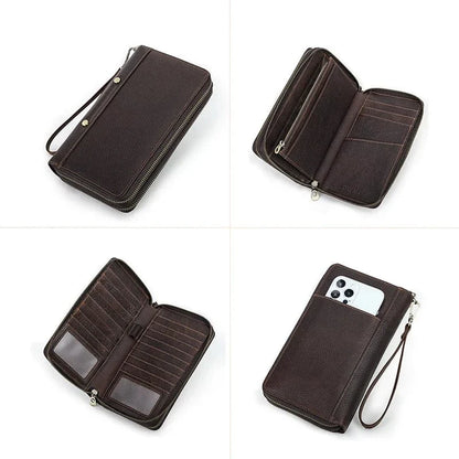 Portefeuille Homme Cuir 3 Volets｜La Casa Du Cuir Café / Cuir