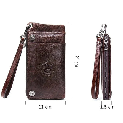 Portefeuille Homme Cuir Véritable｜La Casa Du Cuir Café / Cuir