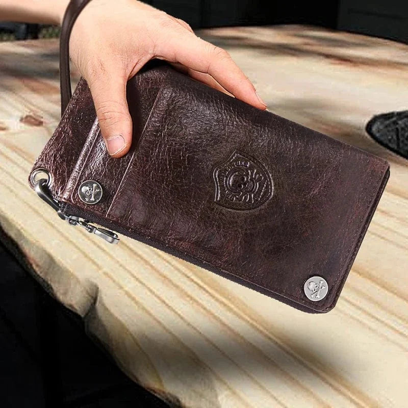 Portefeuille Homme Cuir Véritable｜La Casa Du Cuir Café / Cuir
