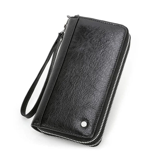 Portefeuille Homme Grand Format｜La Casa Du Cuir Noir / Cuir