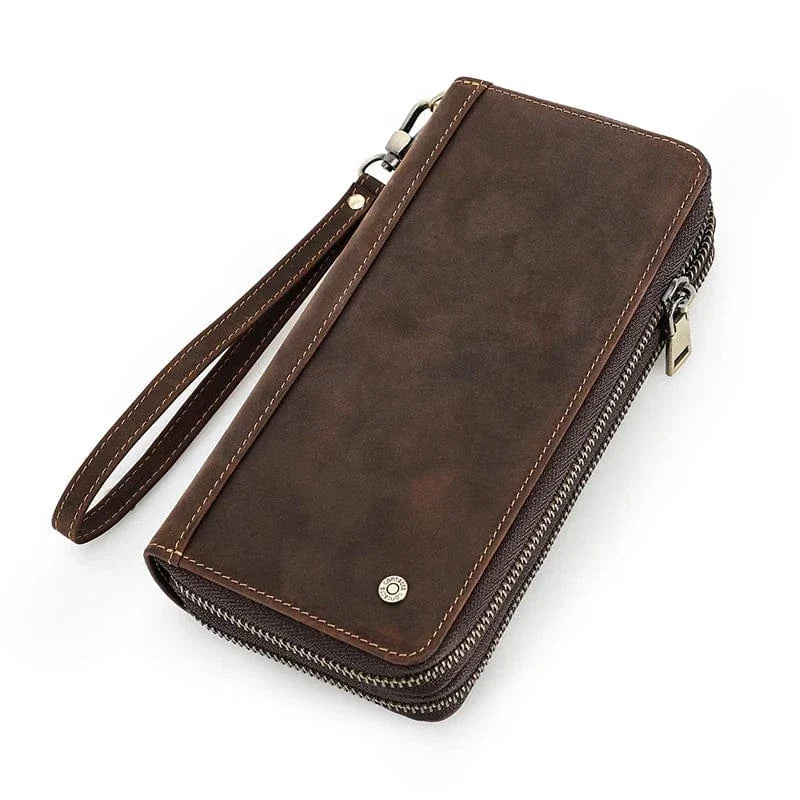 Portefeuille Homme Grand Format｜La Casa Du Cuir Café / Cuir